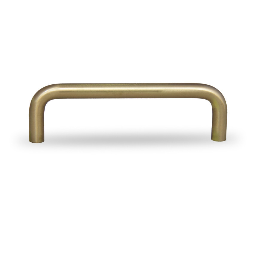 Wire Cabinet Pull Satin Brass